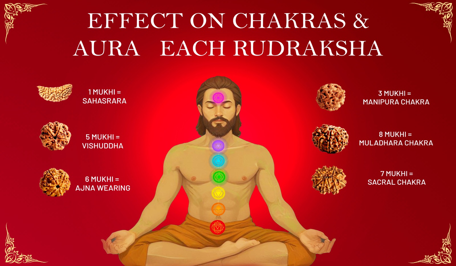 The Relationship Between Chakras and Rudraksha: Using Sacred Beads to Awaken Inner Energy