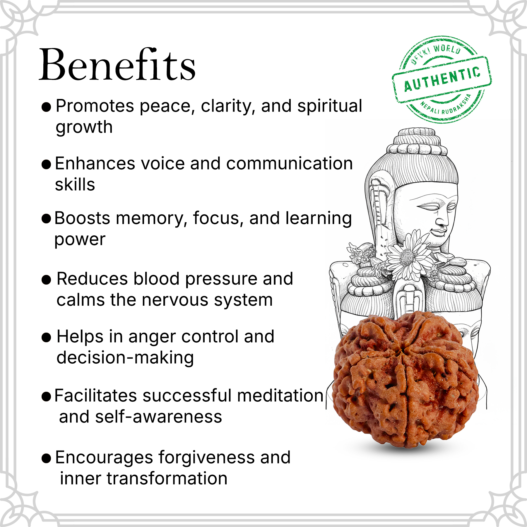 5 Mukhi Rudraksha
